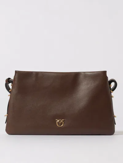 PINKO CROSSBODY BAGS PINKO WOMAN COLOR BROWN,H35796032
