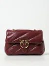 Pinko Shoulder Bag  Woman Color Burgundy In 酒红