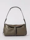 Pinko Shoulder Bag  Woman Color Charcoal In Green