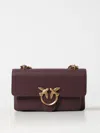 Pinko Shoulder Bag  Woman Color Dark In Chocolat Cognac-or Antique