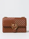 Pinko Mini Love Bag One Chevron In Leather