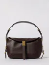 Pinko Saddle Baguette Small Shoulder Bag In Burgundy