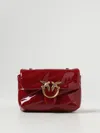 Pinko Love Baby Puff Shoulder Bag In Red