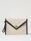 Pinko Flat Canvas Clutch Bag