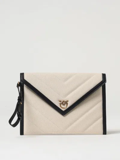 PINKO CLUTCH PINKO WOMAN COLOR SAND,425537054