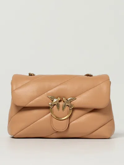 PINKO SHOULDER BAG PINKO WOMAN COLOR SAND,433697054