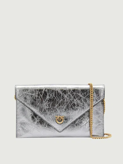 Pinko Mini Bag  Woman Color Silver