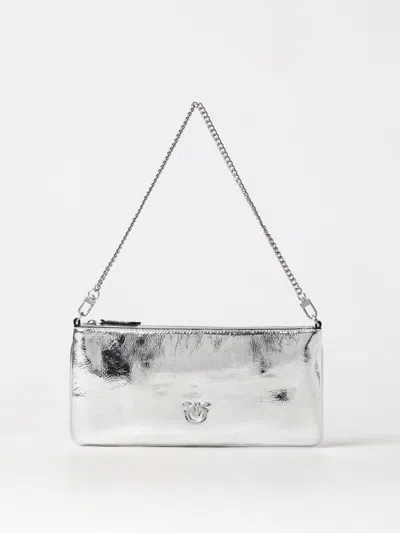 Pinko Shoulder Bag  Woman Color Silver