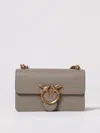 Pinko Mini Love One Shoulder Bag In Brown