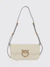 Pinko Love Bag Box Shoulder Bag In Nappa Leather In Neutral