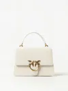 Pinko Classic Love One Top Handle Light Simply Bag In White