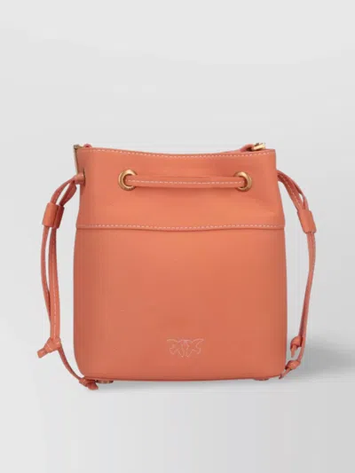 Pinko Shoulder Bag With Adjustable Strap And Metal Eyelets