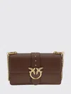 Pinko Shoulder Bag  Woman Color Red In Brown