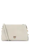 Pinko Logo-plaque Shoulder Bag In Neutral