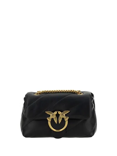 Pinko Love Mini Puff Shoulder Bag In Black