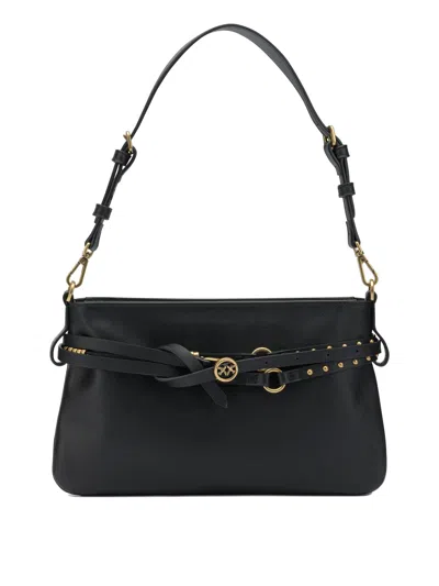 Pinko Belt Bag Mini Vitello Morbido In Black