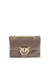 Pinko Love Mini Puff Shoulder Bag In Brown