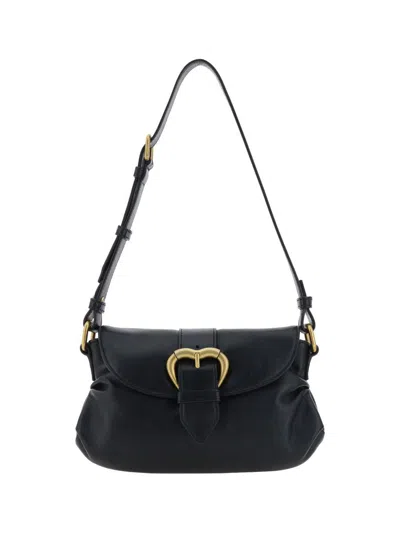 Pinko Shoulder Bags In Nero Limousine-chocolate Gold