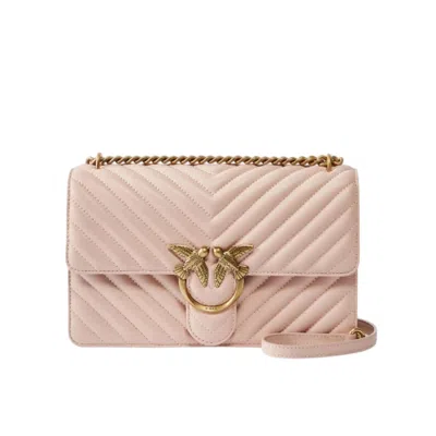 Pinko Shoulder Bags Woman  - Love One Classic Dc Sheep - Cipria