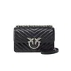 Pinko Shoulder Bags Woman  - Love One Mini Dc Sheep Nappa - Black In Black