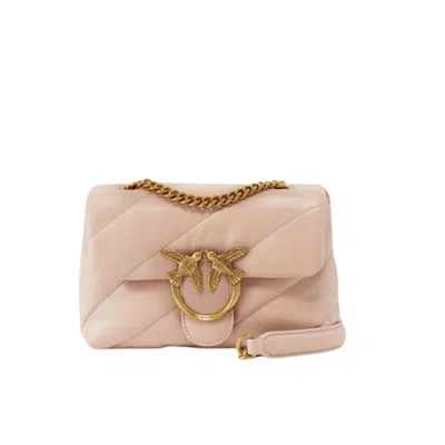 Pinko Shoulder Bags Woman  - Love Puff Mini Cl Sheep Nappa - Cipria
