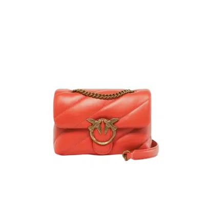 Pinko Shoulder Bags Woman  - Love Puff Mini Cl Sheep Nappa - Red