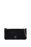 Pinko Borsa A Spalla Horizontal Flat In Black