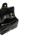 Pinko Love Baby Puff Leather Crossbody Bag In Black