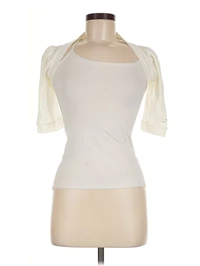 Pre-owned Pinko Shrug In Ivory