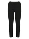 Pinko Side-pockets Straight Trousers In Black