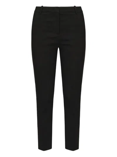Pinko Side-pockets Straight Trousers In Black