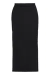 PINKO SIDE SLIT LONG SKIRT