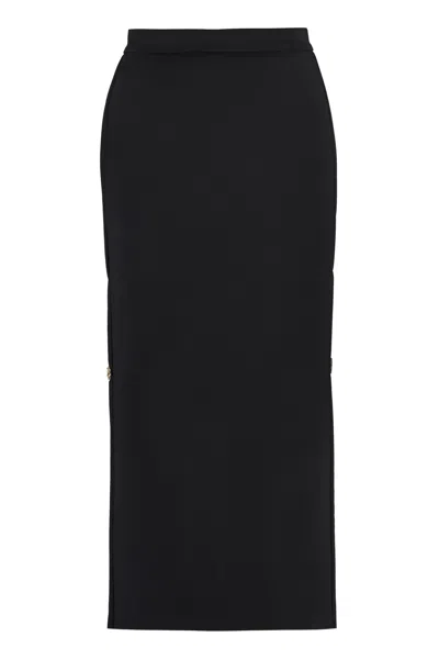 PINKO SIDE SLIT LONG SKIRT