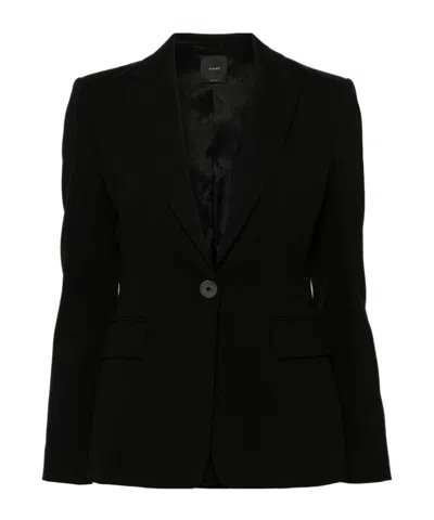 PINKO PINKO SIGNUM SINGLE-BREASTED TAILORED BLAZER