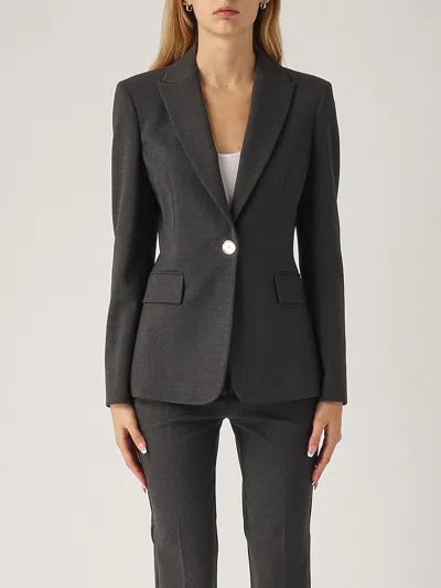 Pinko Signum Giacca Blazer In Grigio Scuro