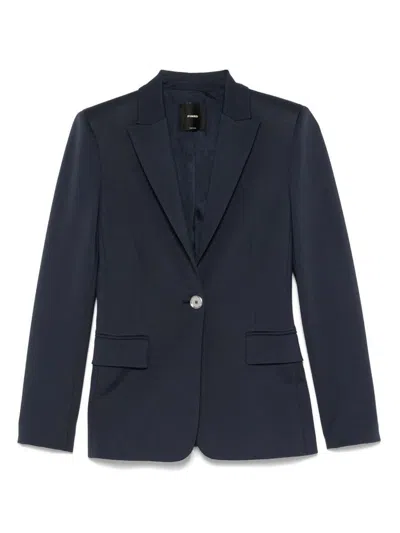 Pinko 'signum' Navy Blue Single-breasted Blazer