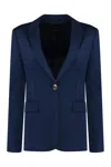 PINKO SIGNUM SINGLE-BREASTED ONE BUTTON JACKET