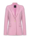 Pinko Single-breasted Blazer In Orchid Smoke