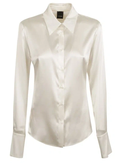 Pinko Silk Blend Shirt In White