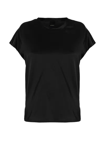 Pinko Silk Bloshirt In Black