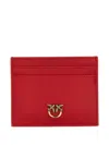 Pinko 'simply' Card Holder In Red Leather In Red