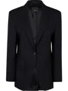 Pinko Giappone Twill Blazer In 黑色