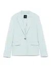 Pinko Tailored Jacket With Flap Pockets And Shoulder Pads