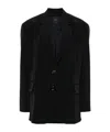 Pinko Giappone Twill Blazer In Black