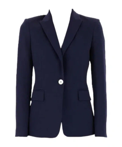 Pinko Single-breasted Blazer In Blau