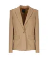 Pinko Equilibrato Pantalone Blazer In Brown