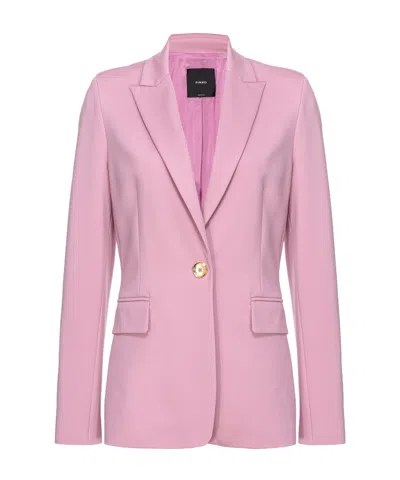 PINKO PINKO SIGNUM SINGLE-BREASTED TAILORED BLAZER