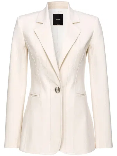 PINKO SINGLE-BREASTED COTTON BLAZER