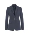 Pinko Single-breasted Scuba Blazer With Peaked Lapels