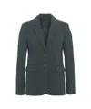 Pinko Single-breasted 'wheel' Blazer In Gray